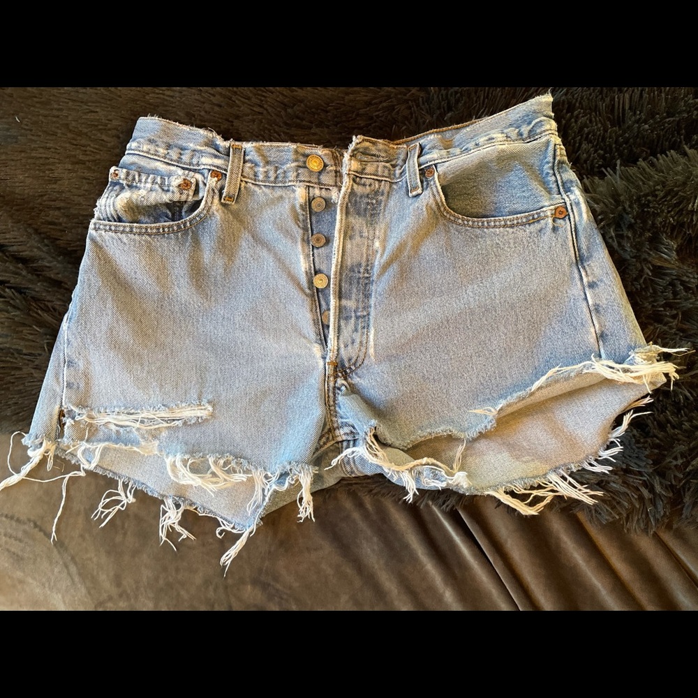 Vintage Levi 501 cut offs!!